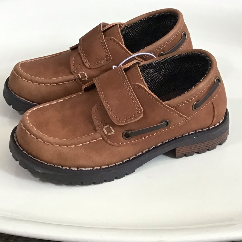 COPY - NWT Cat & Jack toddler 10 brown dress loafers